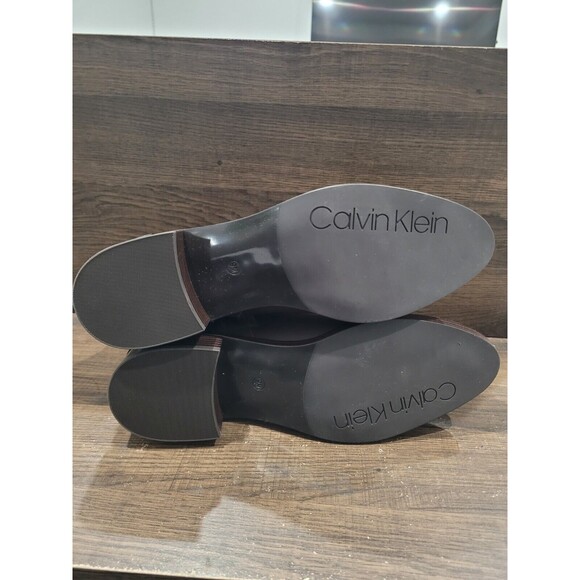 Calvin Klein Women's Deandre Slip-On Casual Booties Dark Brown 9M New - Picture 9 of 10